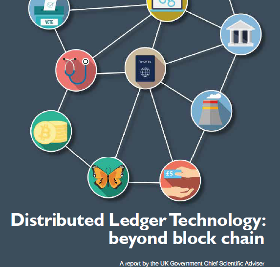 UK Government Report on Distributed Ledger Technologies.